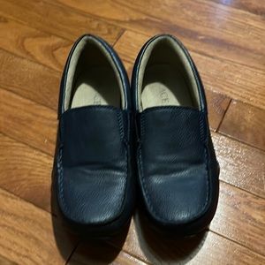 Navy blue dress shoes